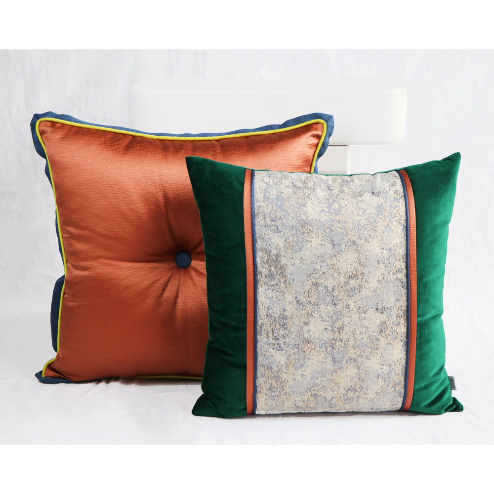TEXTURED TAPE VELVET PILLOW