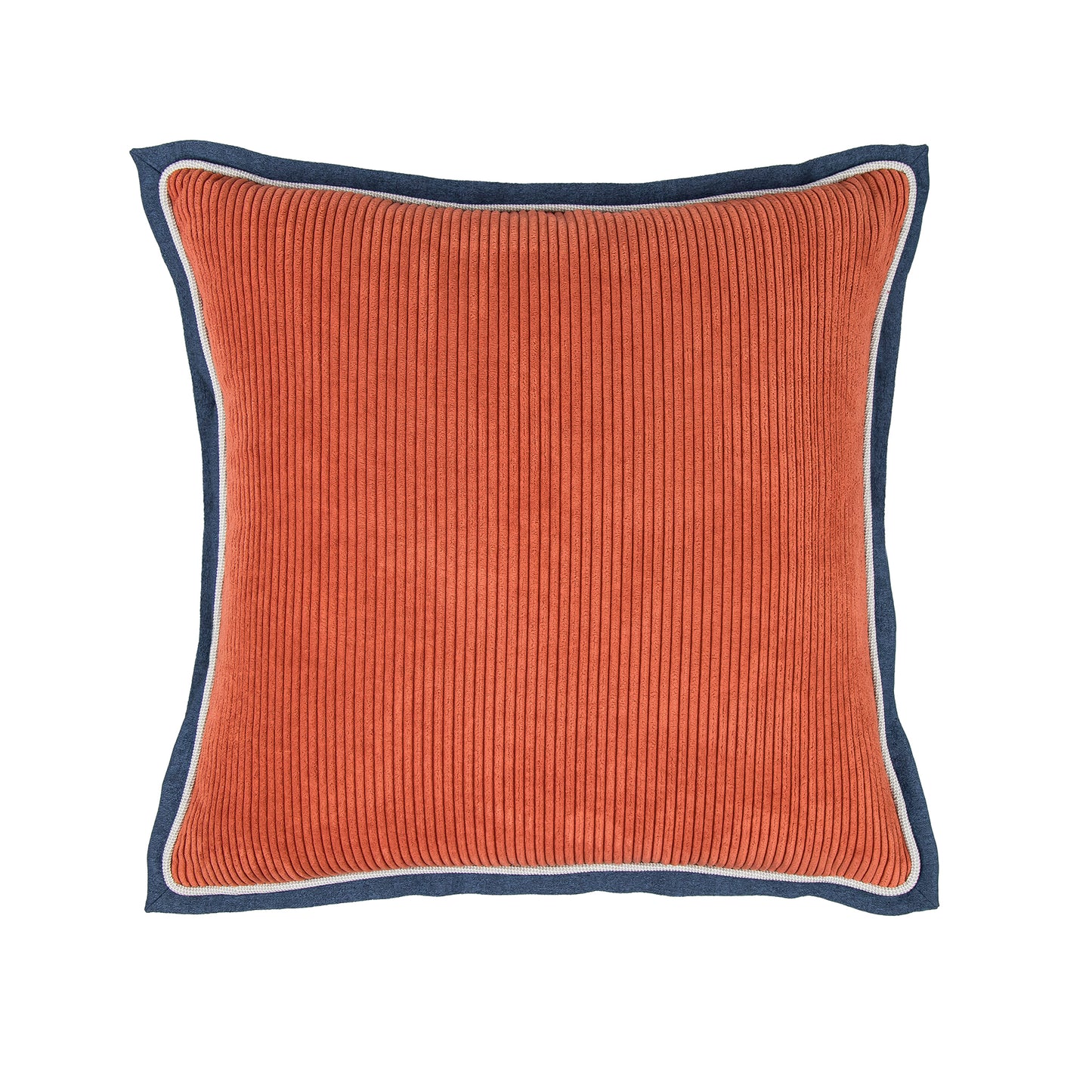 SELF STRIPED VELVET PILLOW