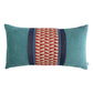 RECTANGLE LINED VELVET PILLOW