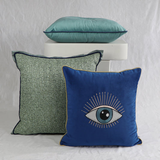 EYE EMBROIDERED PILLOW