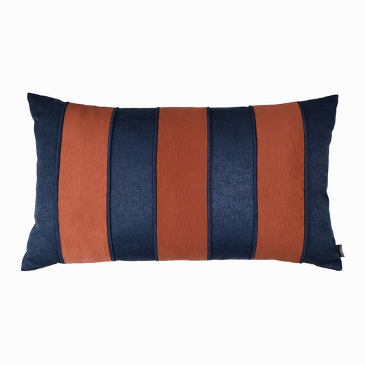 BICOLOR BANDED PILLOW