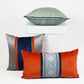 SATEEN ZIGZAG PATTERNED PILLOW