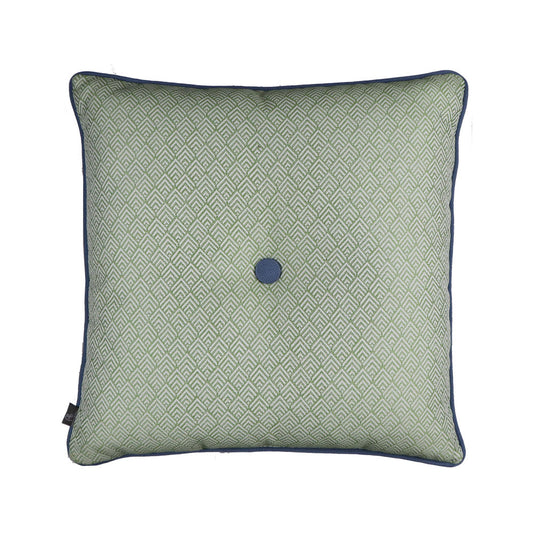 BUTTONED RUBBER PATTERNED DOUBLE FACED DECORATIVE PILLOW