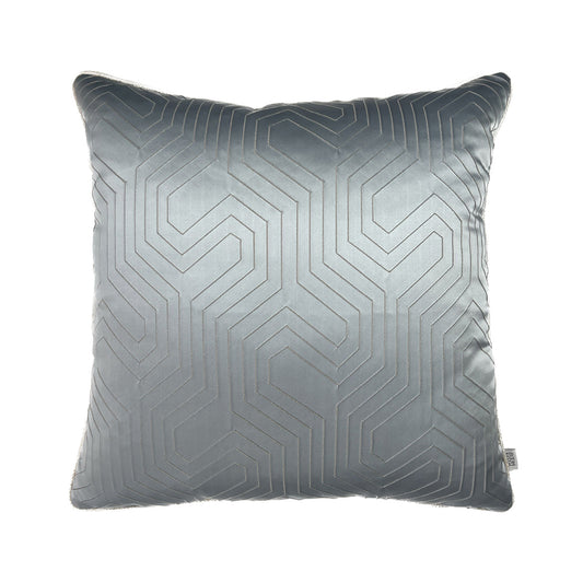 PATTERNED SQUARE SATIN PILLOW