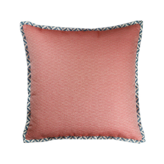 SELF-PATTERNED DOUBLE FACED DECORATIVE PILLOW