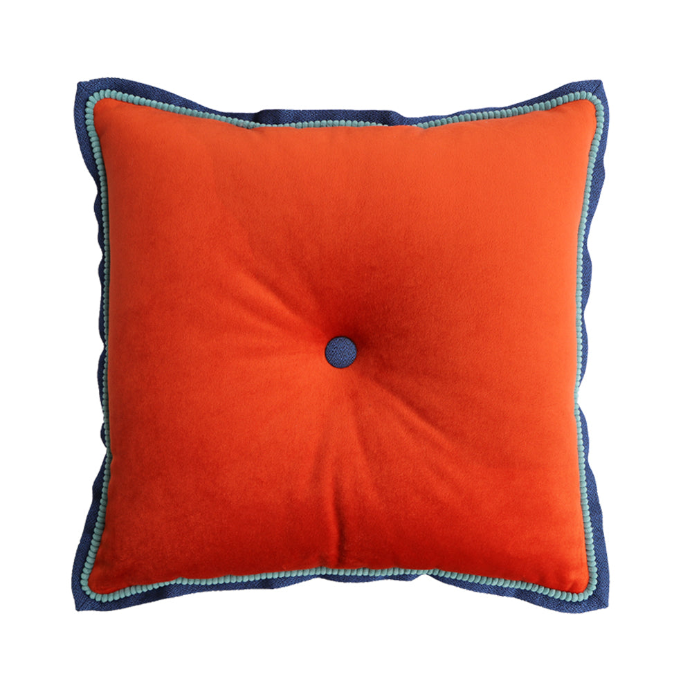 PATTERNED VELVET PILLOW