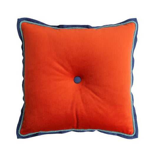 PATTERNED VELVET PILLOW