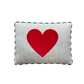 KALP PİKOLU FAÇALI DEKORATİF YASTIK