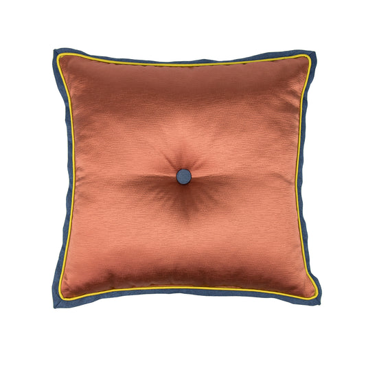 BUTTON SATIN PILLOW