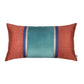 VELVET BANDED SILKY PILLOW
