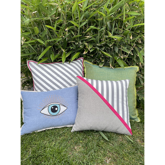 square striped pillow